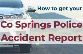 colorado springs police department accident report