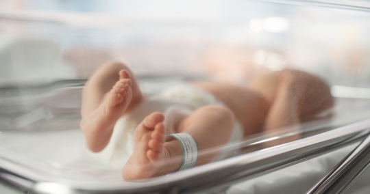 newborn in hospital