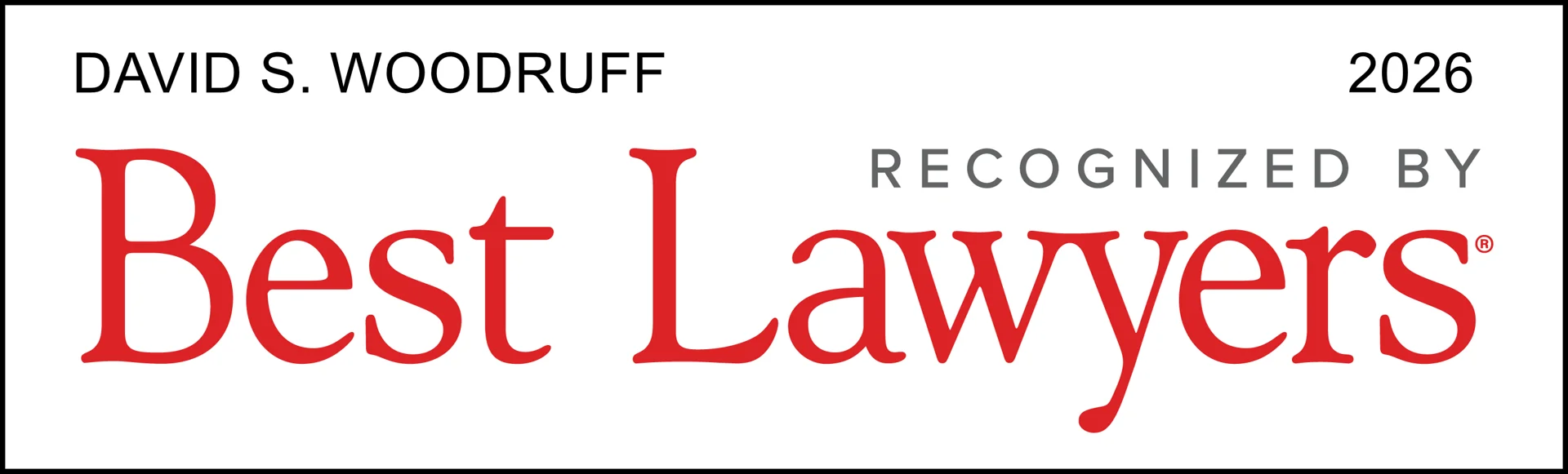 Best Lawyers Woodruff